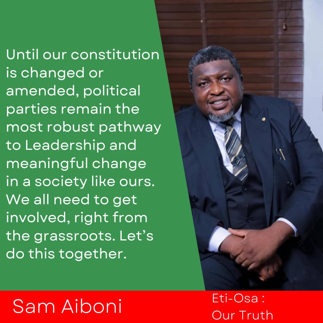 The route to nation building is faster and easier when we hold hands and journey together in unity of purpose, #OurTruth.