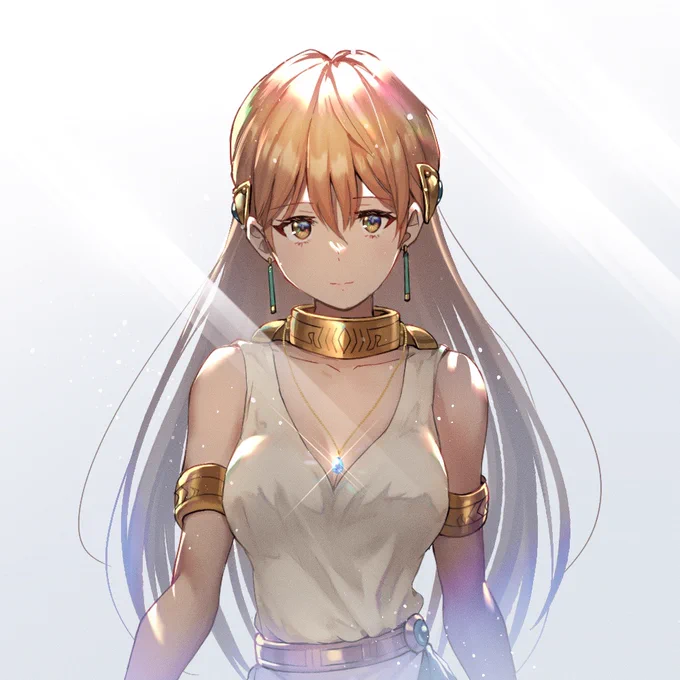 カール法衣のレオナ姫を描いてみました 