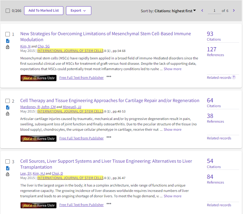 IntJStemCells's tweet photo. these are the highest cited articles of IJSC for all years in #Web_of_Science core collection DB.
thanks dear authors and reviewers. https://t.co/IR7fza31RM