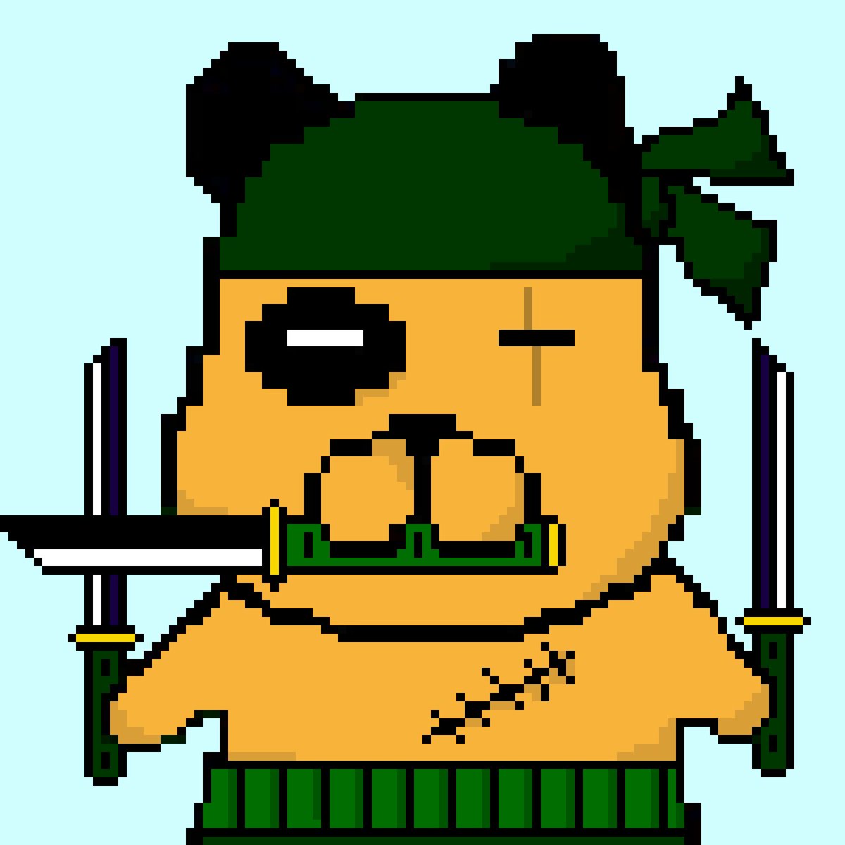 PandaBonnie1's tweet photo. Roronoa Zoro Panda
Panda locker room
Panda cosplay
My opensea:https://t.co/t7PO6uE0eS
My Rarible:https://t.co/44obUCqo0u
#nfttaiwan #NFTCommunity #NFT #NFTs #nftart #nftcollectors  #nftmarketplace #nftjapan #NFTsales #NFTshill #NFTbitmap #NFTs #DOMINANCE #NFTMANUAL #NFTsSaga https://t.co/kZjGx5jYm5