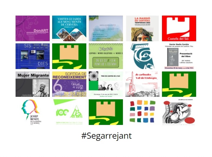 Aquest cap de setmana a #laSegarra et proposem
👉 lasegarra.org/actualitat/age…
#Segarrejant
@ConsellComarcal <a href="/AJGuissona/">Ajuntament de Guissona</a> <a href="/CaminsFusta/">Camins de Fusta</a> <a href="/passiodecervera/">La Passió de Cervera</a> <a href="/CES_Segarra/">Centre Excursionista de la Segarra (CES)</a> <a href="/SomSegarra/">Som Segarra</a>