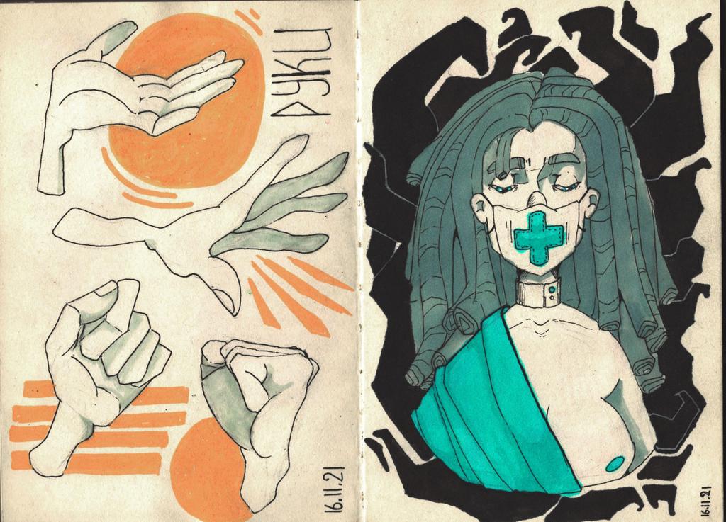 MarkovaPelagea's tweet photo. sketchbook spreads
#sketch https://t.co/fih8QBwvJx