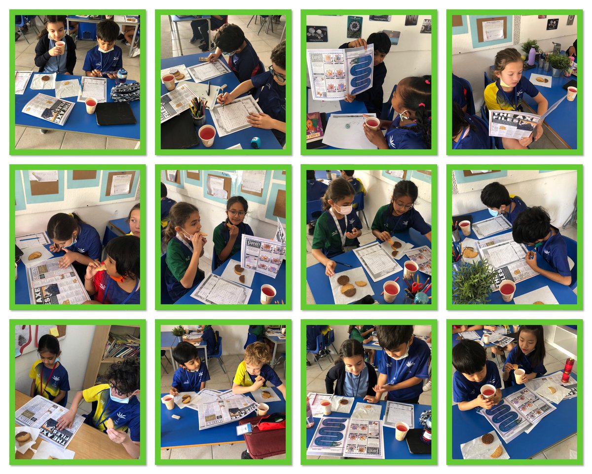 BISRYearThree's tweet photo. Year 3 spent Earth Hour reading newspapers on their current topic of Viking’s accompanied with juice and yummy biscuits 😋. No devices, no lights and no ACs. The children really enjoyed switching off to remind us all that our planet needs our help 🌍 #3LBU @BISRPrimary @bisriyadh https://t.co/z2jYIh9YAu