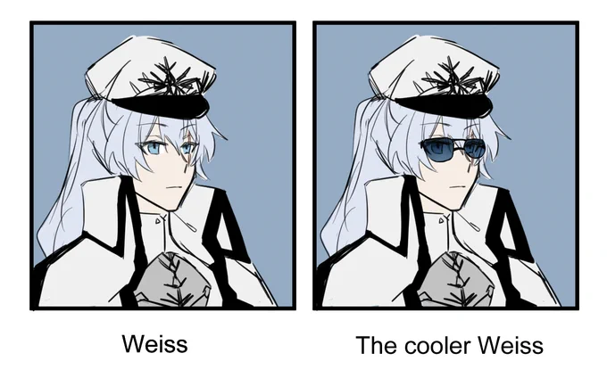 I love her new look especially the sunglass #weissschnee 