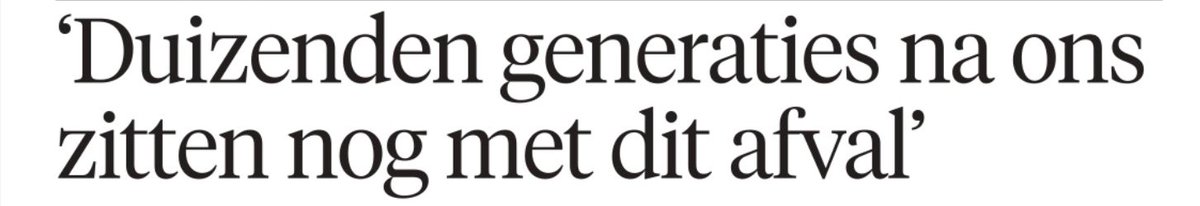 ManuelSintubin's tweet photo. Hoelang volhardt minister @TinneVdS nog in haar dogmatische boosheid ... voor de tigste keer, neen, de #geologischeberging zorgt net dat we die duizenden generaties na ons vrijwaren van onze nucleaire erfenis! https://t.co/3YnCSoThU1