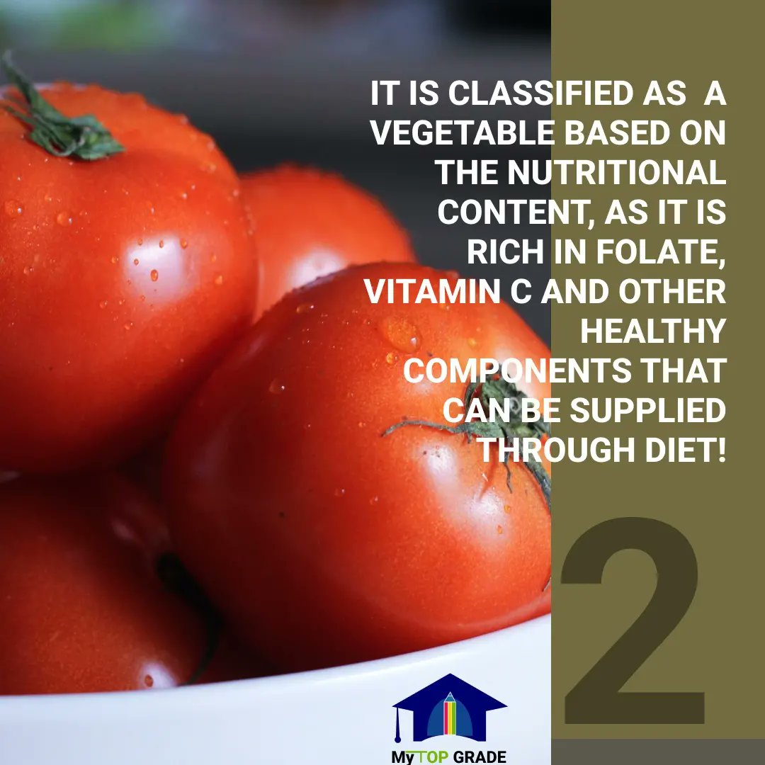 mytopgrade's tweet photo. Test your knowledge of basic science. Are tomatoes actually in the family of veggies? Share your concern and thoughts if you're one of those who still think otherwise.
#basics #basicscience #basicstudies #agriculture #sciencefacts #jss1 https://t.co/OEOHtNVcs0
