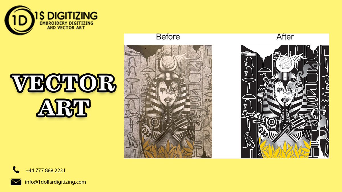 1dolrdigitizing's tweet photo. @1dolrdigitizing 
This procedure lets every component of the graphic be transformed into a stitching form.
Website: https://t.co/Gq1pQfIfa6
Email: info@1dollardigitizing.com
Phone: +44 777 888 2231
#vectorart #embroiderydigitizing #3dembrodiery #appliquedesign #artistdesigned https://t.co/9WnGQfugCf