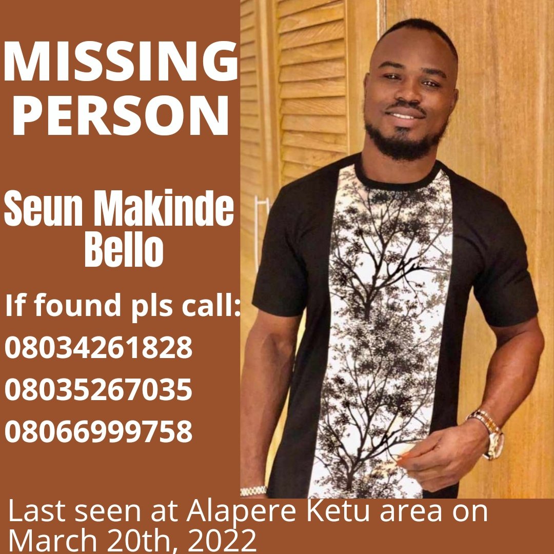 olufolarin_AJ's tweet photo. God pleasee 🙏🙏. 
Kindly reach out if you know anything that could help 🤞🏾
#MissingPerson https://t.co/hakJs5Cujj