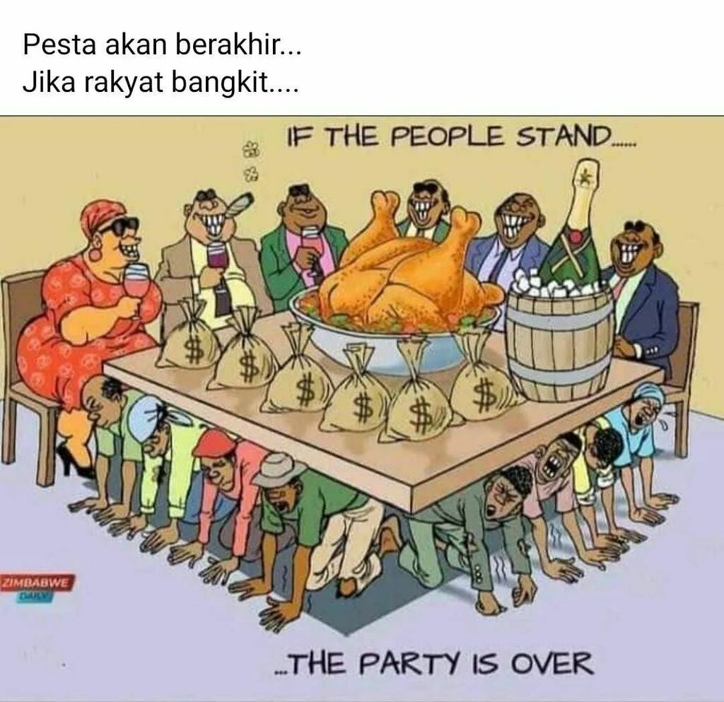 mardigu024's tweet photo. Pesta berakhir ketika rakyat bangkit berdiri. Bener banget ini !! 👍👍 https://t.co/YlZycvDCqV