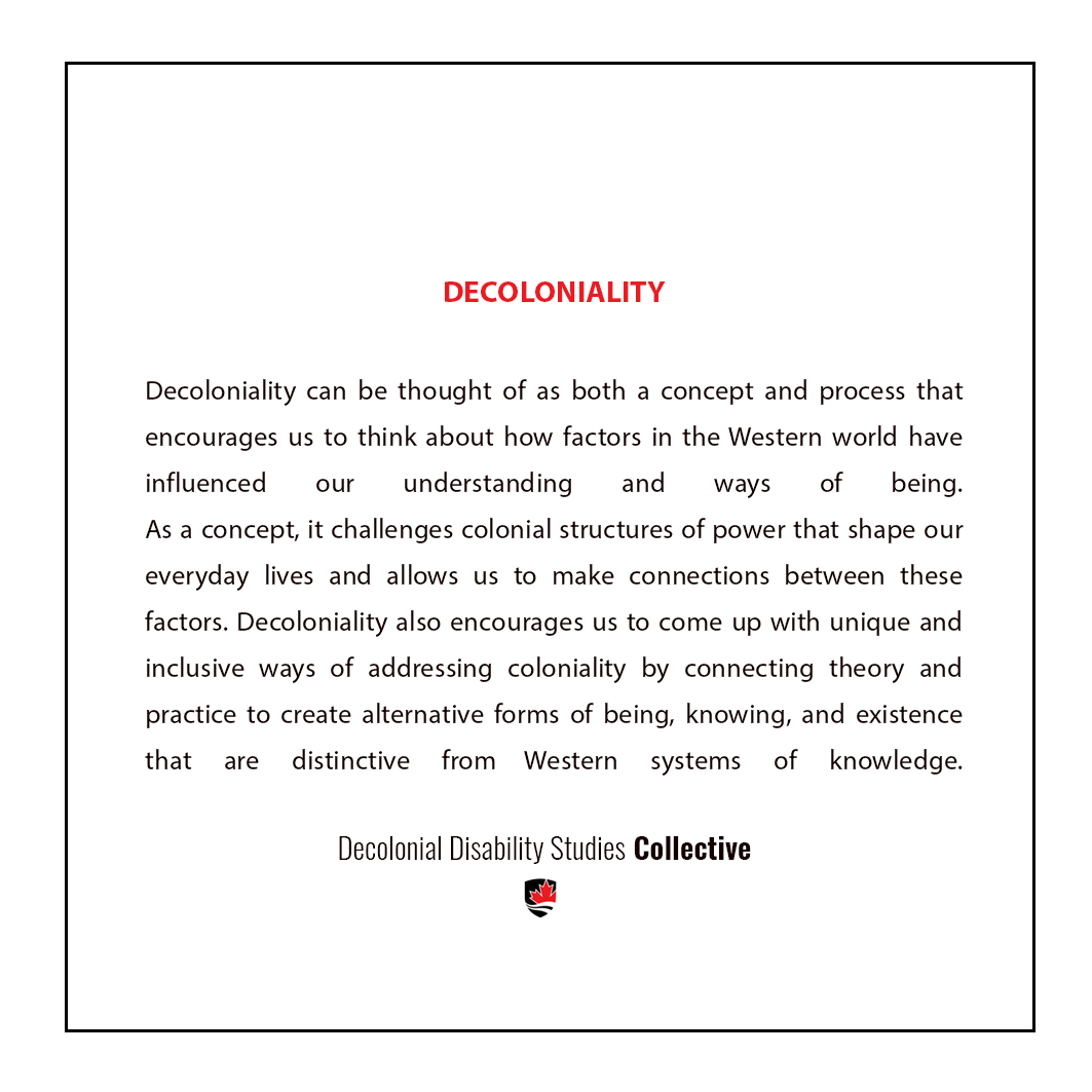Decolonial Disability Studies Collective tweet media