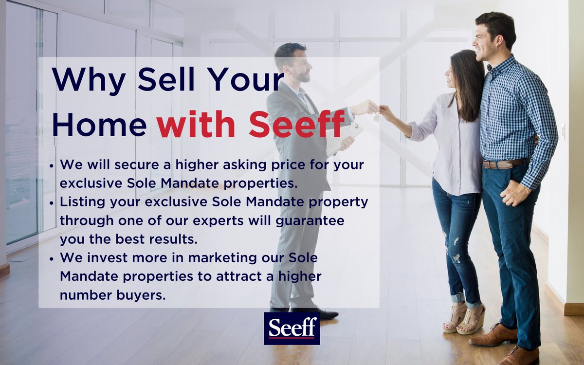 At Seeff, we have over 50 Years of experience in the real estate market. We'll guide you through the entire process, from putting your home on the market to finalising the sale: hubs.ly/Q0150gdl0

#seeffproperties #experts