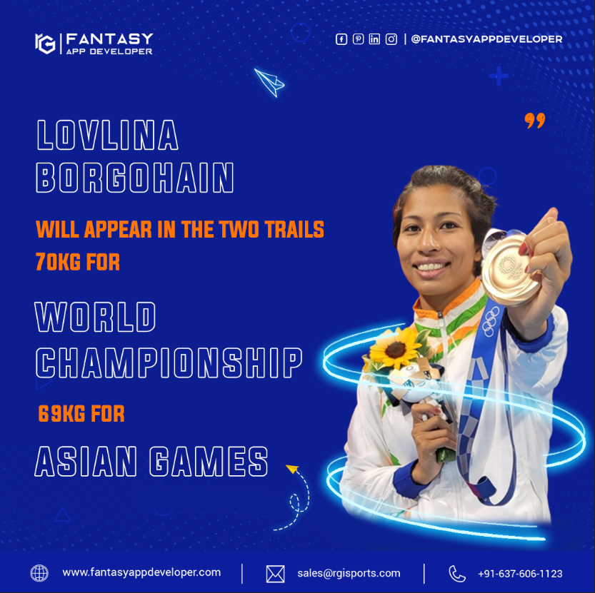 FantasyAppDev's tweet photo. Lovlina Borgohian an Indian boxer is ready to claim her spot by participating in the World Championship and Asian Games Trials💪
How about leading the game in Fantasy Sport's Industry 💫 Ping us, for #FantasyPlatform🤜🤜
#lovlinaborgohain #worldchampionship #asiangames #boxing https://t.co/ZbwHW5lyfb