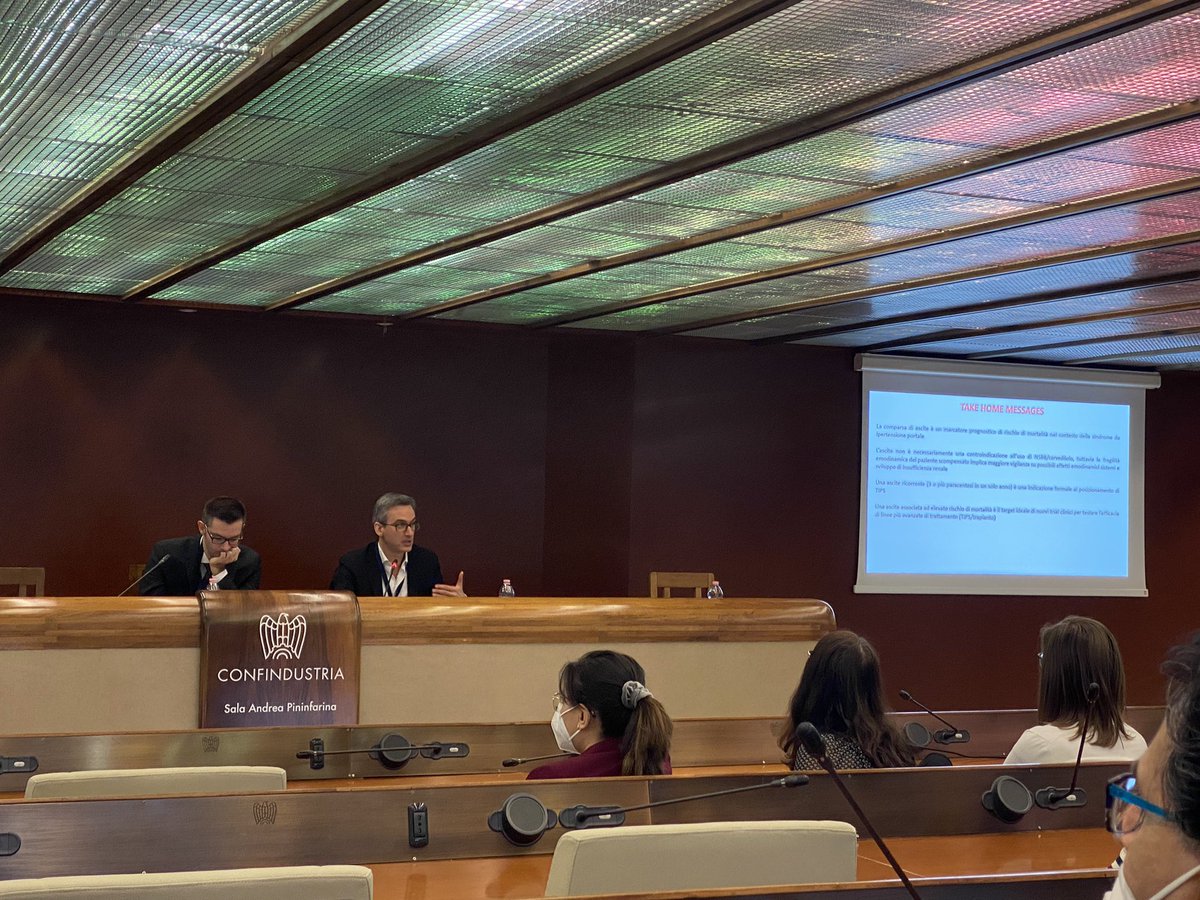 mfchiappetta91's tweet photo. Indicators of high risk ascites? Brilliant early morning work-shop on management of the patient with ascites - Dr. @salvatore_piano, Dr. La Mura Vincenzo - #AISFmeeting #LiverTwitter #IL 2022 @AisfFegato @EASLedu https://t.co/iVqAytdmp7