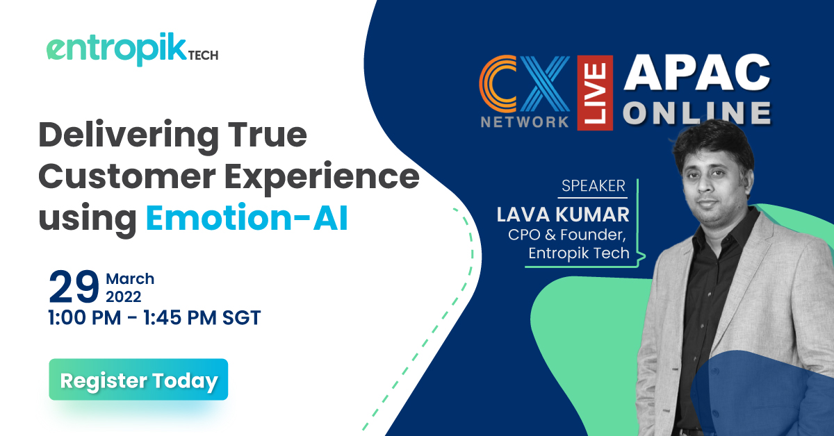 entropik_io's tweet image. Join Lava Kumar at @CX_Network&apos;s #CXNLive to learn how #EmotionAI is helping brands to build a strong connect that resonates with consumers&apos; emotions. Click:bit.ly/3qzlTcL
@entropiktech #HumanizingExperiences
@ProductRambler #EntropikTech #IQPC #CX