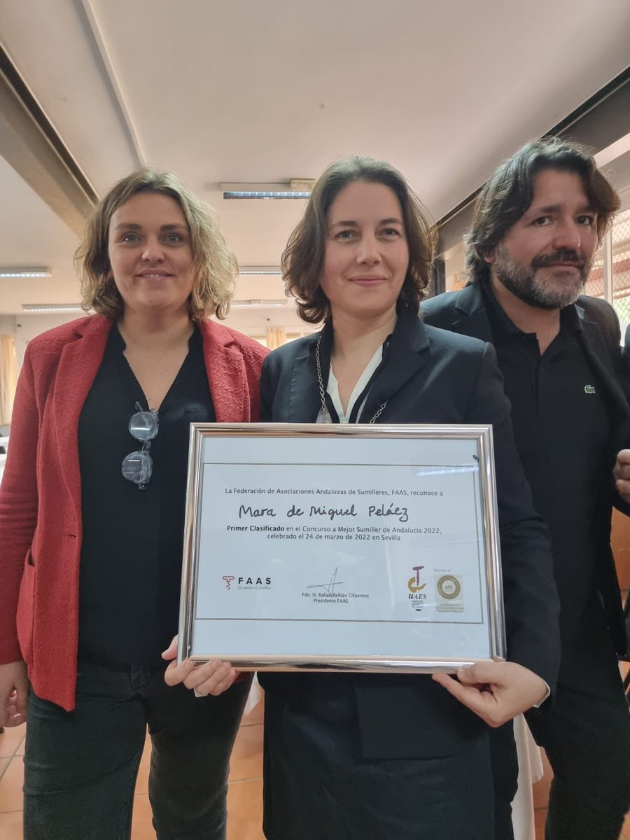 Ayer.... Mejor sumiller de Andalucía! #cordoba power