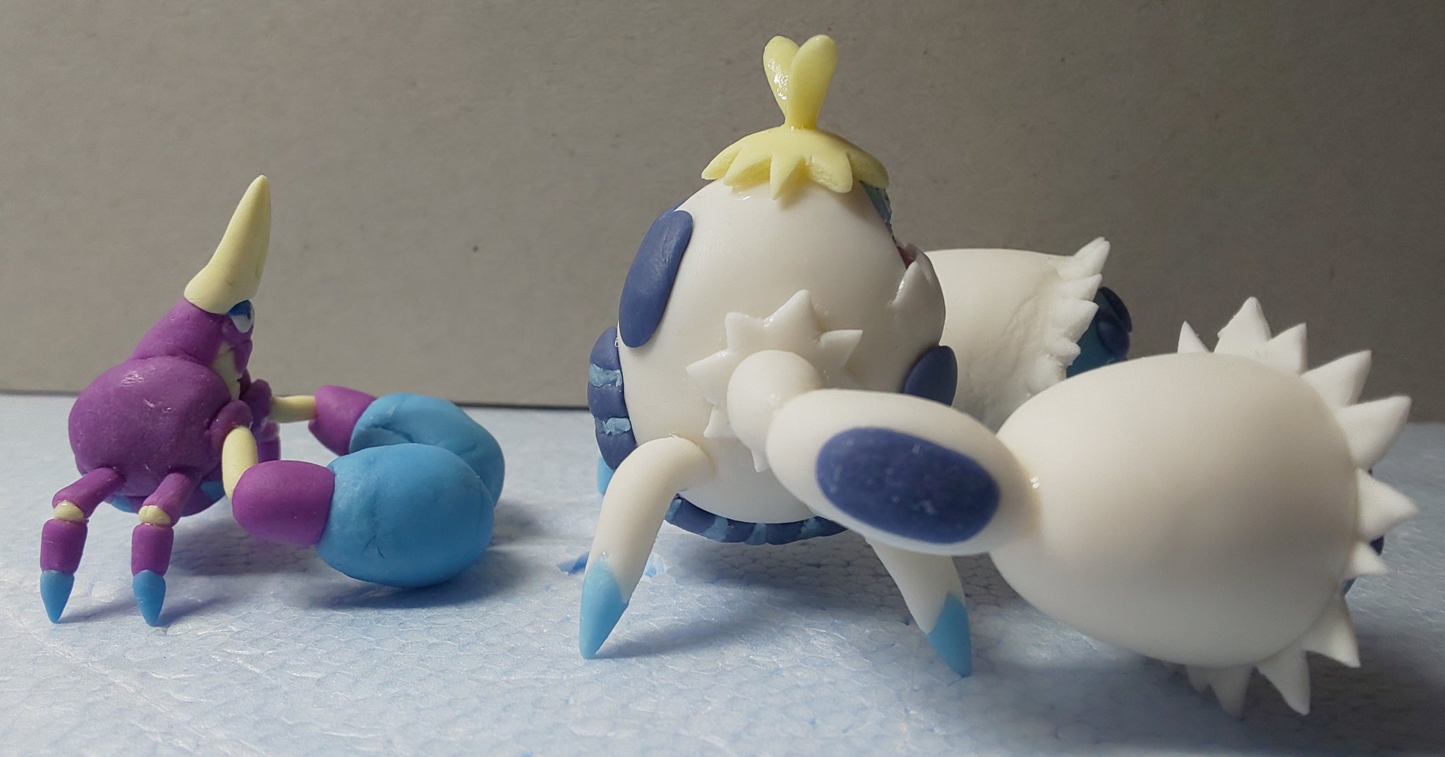 Mkノコノコ マケンカニ 左 ケケンカニ 右 2匹合わせて マケンカニ 制作途中 結構可愛いことに気づきましたね ポケモン ポケモン好きな人と繋がりたい ハンドメイド マケンカニ ケケンカニ T Co Dn9l3dhlps Twitter
