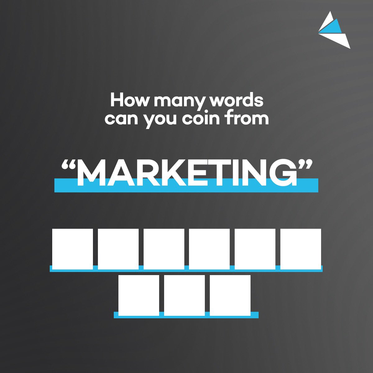 eth_comms's tweet photo. Put your word skills to test, how many words can you coin?

#HumansofETH #ETHCommunications #TGIF https://t.co/ntYL6U3UOX