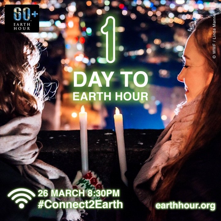 Halo #SobatEh! 

1 hari lagi menuju #EarthHour. Mari kita wujudkan impian bersama untuk #TentukanMasaDepanKita dimulai dengan langkah kecil yang kita lakukan!😊

Bergabunglah bersama pada Sabtu, 26 Maret 2022 pukul 20.30 waktu setempat

#EhIndonesia #ShapeOurFuture #IniAksiku