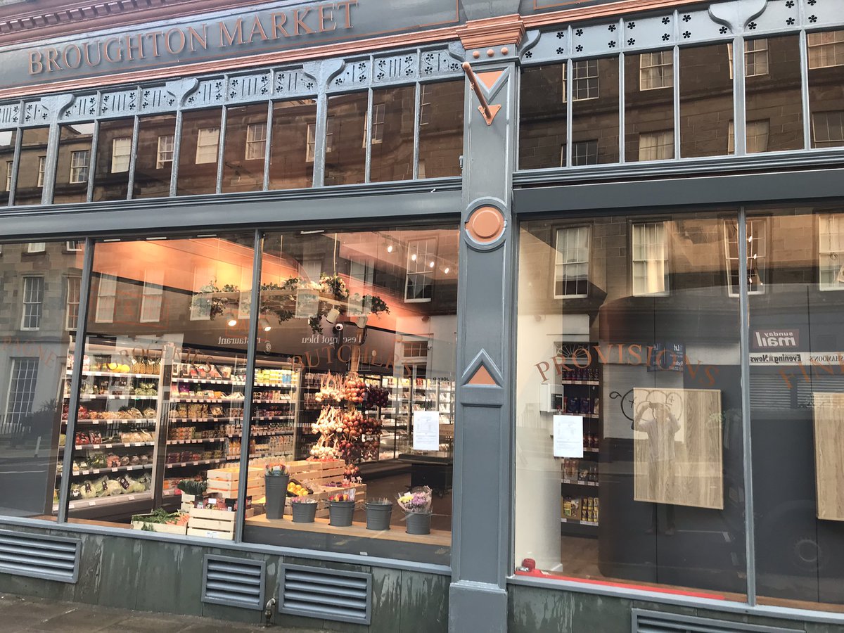 NisaSDMScotland's tweet photo. Jon Crombie’s new Broughton Market store open for business this morning.Good luck to him and his team who have put in so much hard work.Thanks also to team Scotland Nisa. https://t.co/R2iKUCUOPV