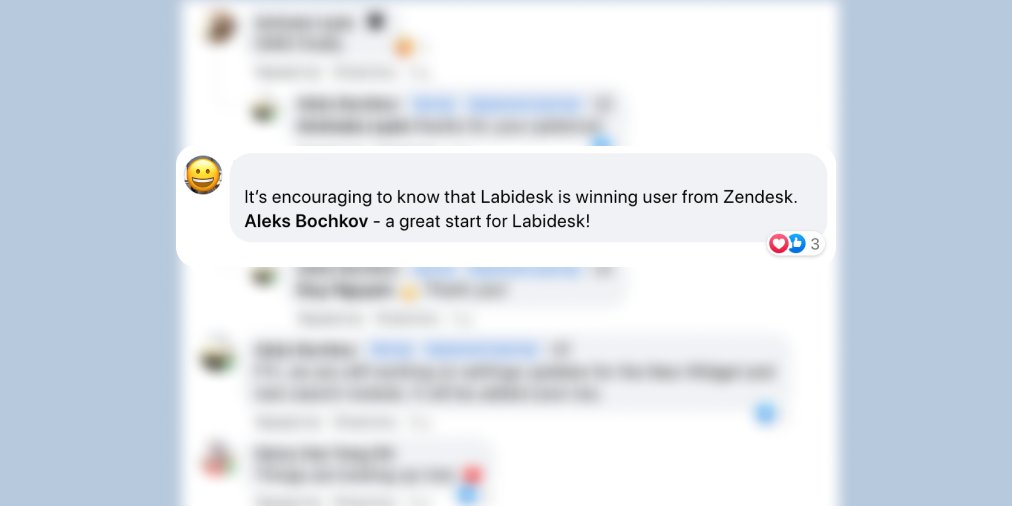 ivanna_wendel's tweet image. My favorite hashtag #labideskcustomerfeedback

If you are looking for a Zendesk alternative - feel free to contact me! 

🔥👇𝐁𝐓𝐖: 𝐖𝐞 𝐚𝐫𝐞 𝐫𝐮𝐧𝐧𝐢𝐧𝐠 𝐚 𝐋𝐢𝐟𝐞𝐭𝐢𝐦𝐞 𝐃𝐞𝐚𝐥 𝐍𝐨𝐰
labidesk.com/life-time-deal
