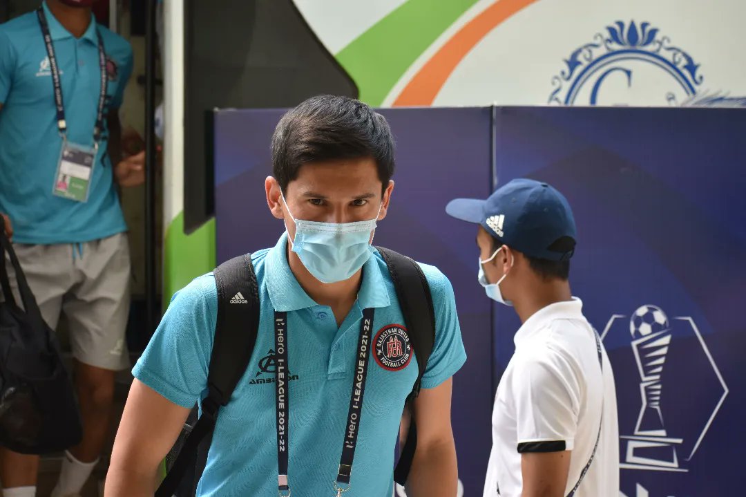 RajasthanUnited's tweet photo. The #warriors have arrived๐ฏ
.
#abkhelegarajasthan #rufcken #ileague #heroileague #matchday #arrived https://t.co/LcCtPswDyB