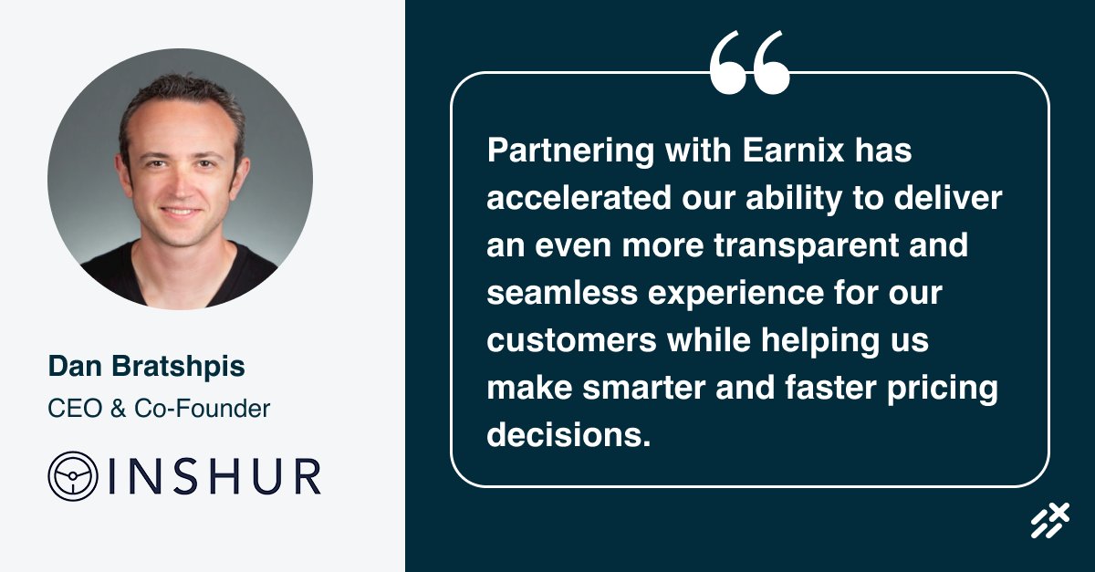 With the Earnix rating &amp; pricing solution, INSHUR can deliver personalized commercial insurance offers and products to their customers within minutes ⚡️

Read more about our exciting new partnership: ow.ly/IR6V50IrY2y

#earnix