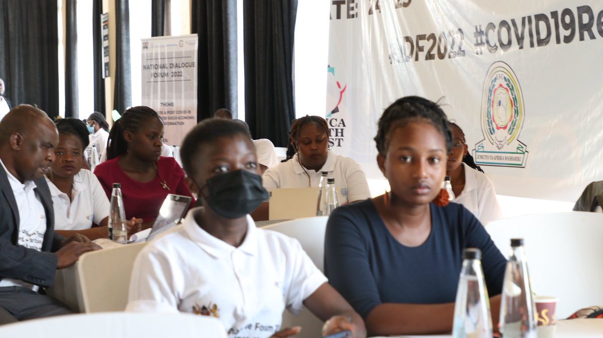 PwaniYouth's tweet photo. National Dialogue  Forum 2022 day two is massive and youth voice are at the center of the discussion
#NDF2022 https://t.co/k2EA6M1E7j