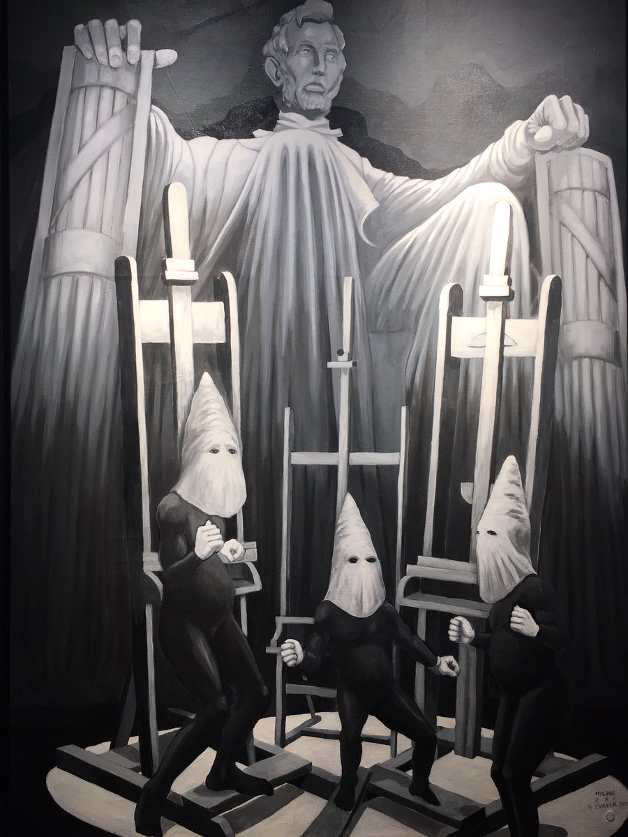 Guiguiii94's tweet photo. À la @GalerieTemplon, deux nouvelles expos dont on se passera aisément : le peintre et sculpteur afro-américain #MichaelRayCharles (1967-) qui détourne la condition noire et le plasticien indien #JitishKallat (1974-). https://t.co/oYgJpS1evm