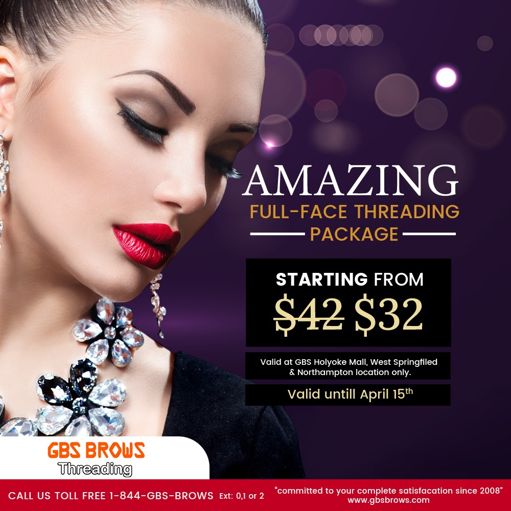 GBS Brows & Skincare on Twitter: "GBS Brows Threading presents an amazing  full-face threading package(OFFER) starting from only $32. Get yourself a  beautiful-looking eyebrow with our threading specialist at GBS Brows  Threading.