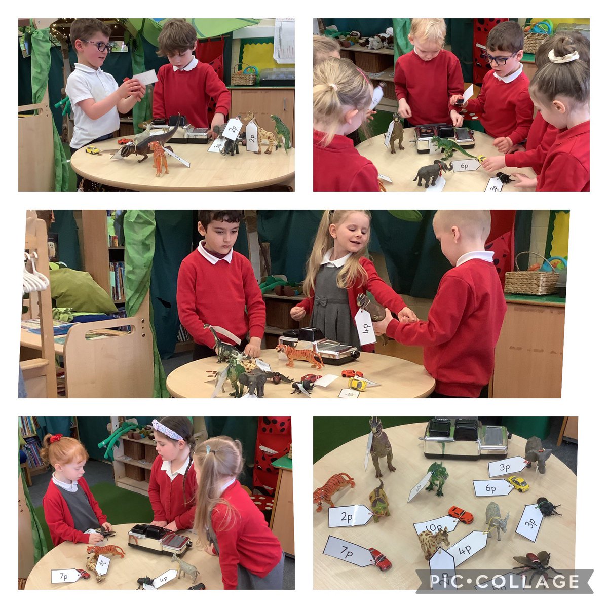 Our small world shop has been very popular this week. We used real coins and there was lots of fabulous maths language used. 
@FallaParkSchool @MissDoyle_Falla @Miss_Carr_Falla 
#worldmathsday