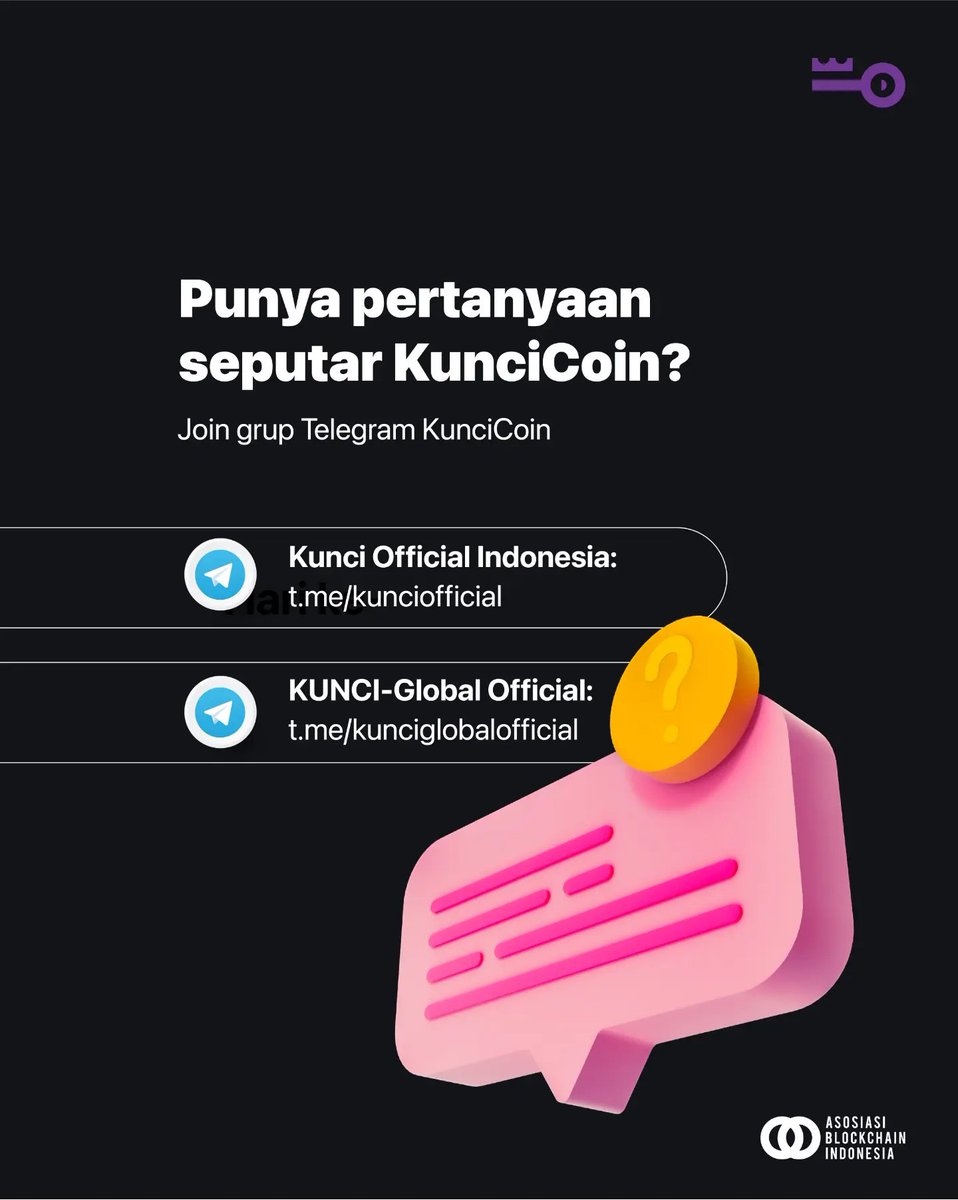 Kalau kata Syahrini sih
"Alhamdulillah ya sesuatu"

Ngapain aja sih di acara itu? Selama 3 hari disana, bakalan banyak yang dibahas. Kita tunggu updatenya nanti ya guys.

Join grup Telegram Official KunciCoin Indo
t.me/kunciofficial