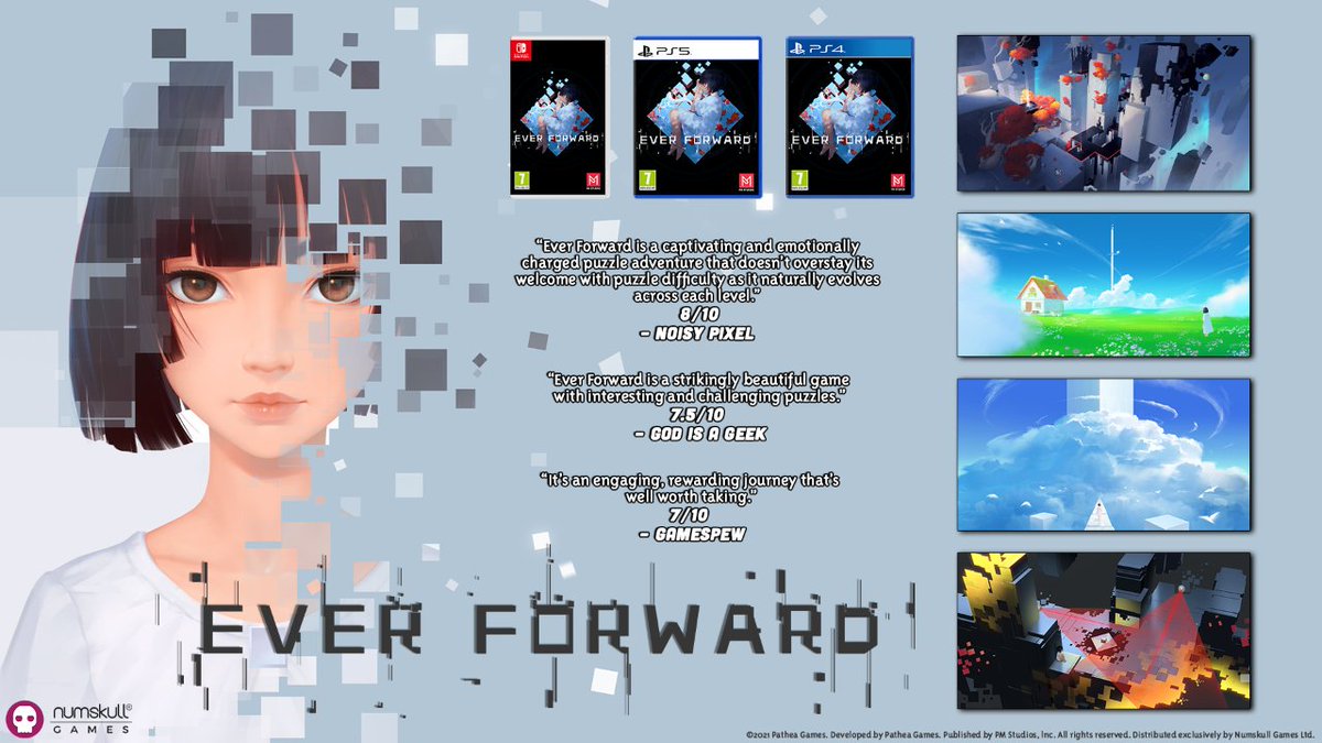 MeridiemGames's tweet photo. 🚀 ¡Lanzamiento!

Ever Foward ya está disponible en formato físico para Nintendo Switch, PlayStation 4 y PlayStation 5.

¿Realidad o imaginación? Te esperan cantidad de puzles y aventuras en #EverFoward

Toda la información: https://t.co/LXQYPmWD1u https://t.co/uI0hwVoYjP