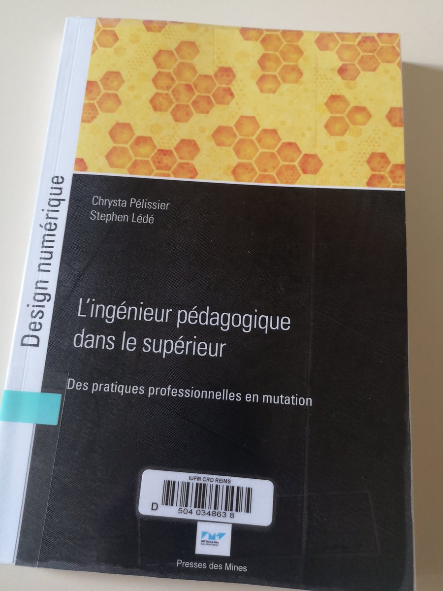 PERLOTOlivier's tweet photo. L'ingénieur pédagogique dans le supérieur, des pratiques professionnelles en mutation, est maintenant disponible à @bureims @inspereims, une lecture pour les étudiants master #IEFUN https://t.co/cWKs7d6y4k
