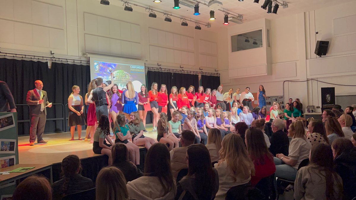 CampsmountAcad's tweet photo. What a fantastic evening at @CampsmountAcad as we celebrated our annual dance show 'Campsmount come Dancing' thank you to all our perfomers and for everyone who attended for a night filled with music, dancing and that famous glitter ball trophy!!
@LegerEdTrust #wehavecharacter https://t.co/qDSx3XAzNJ