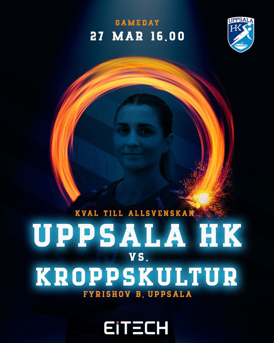 På söndag skriver Uppsalas handbollsdamer historia. För första gången spelar klubben kval till Allsvenskan. Vi inleder hemma i Fyrishov B (handbollen har tyvärr inte så hög prioritet hos kommunen). Uppsalas damer är två segrar från en plats i handbollens finrum. Forza Uppsala!
