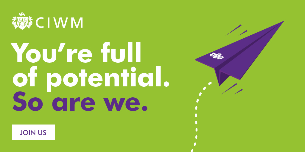 Fulfil your ambitions and reach your full potential with <a href="/CIWM/">CIWM</a>. Find out more at bit.ly/CIWMEvolve19 #membershipmatters