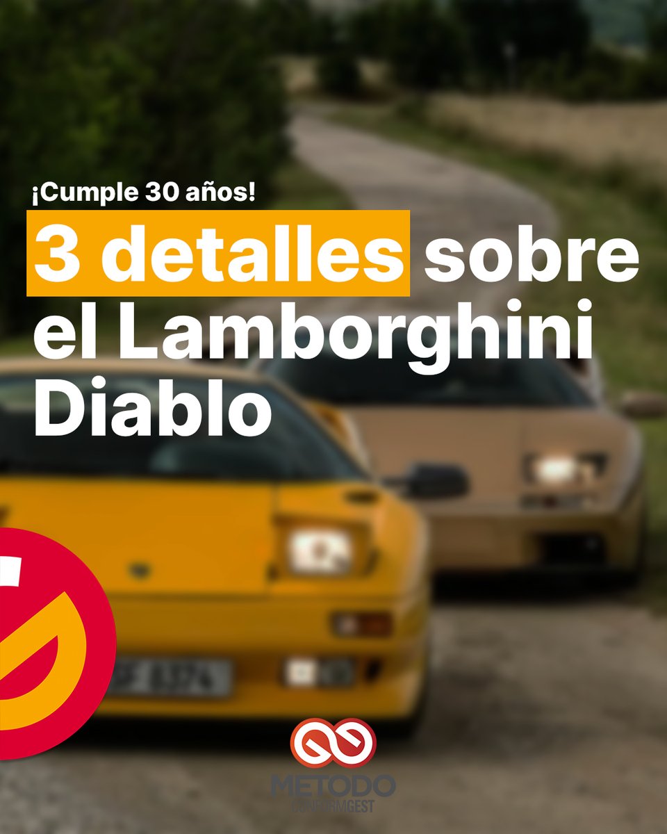 ¡El Lambo Diablo cumple 30 años! 🐂🏎
1. Fue el primer coche en traer de vuelta la denominación SV.
2. No tuvo dirección asistida hasta 1993 ni ABS hasta 1999.
3. Sandro Munari, el piloto que ganó el campeonato del WRC de 1977 con un Lancia Stratos HF, ayudó a configurarlo.