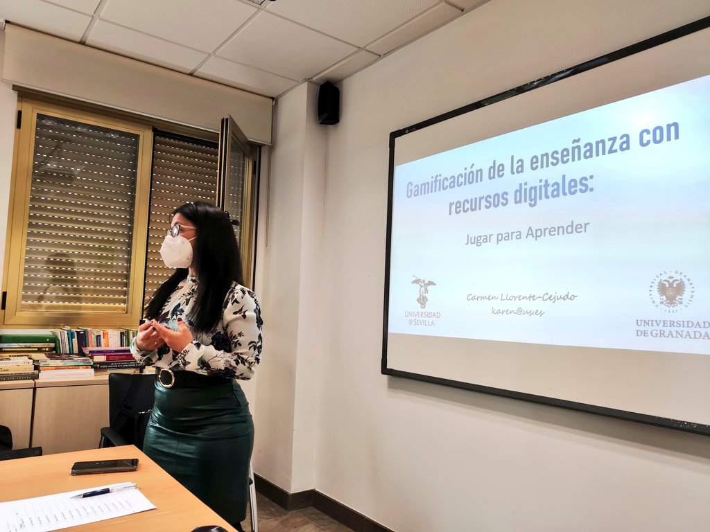 🎮 ¿Jugamos o gamificamos?

👀 Ayer en la <a href="/FCCE_UGR/">Facultad Ciencias de la Educación UGR</a> con <a href="/karenllorente/">Karen Llorente</a> del <a href="/gid_us/">GID. Grupo de Investigación Didáctica</a> aprendiendo y enseñando #Gamificación_0

👌 Espectacular el trato del equipo de <a href="/Seguidinamico/">Seguimiento Dinámico</a> <a href="/CanalUGR/">Universidad Granada</a>