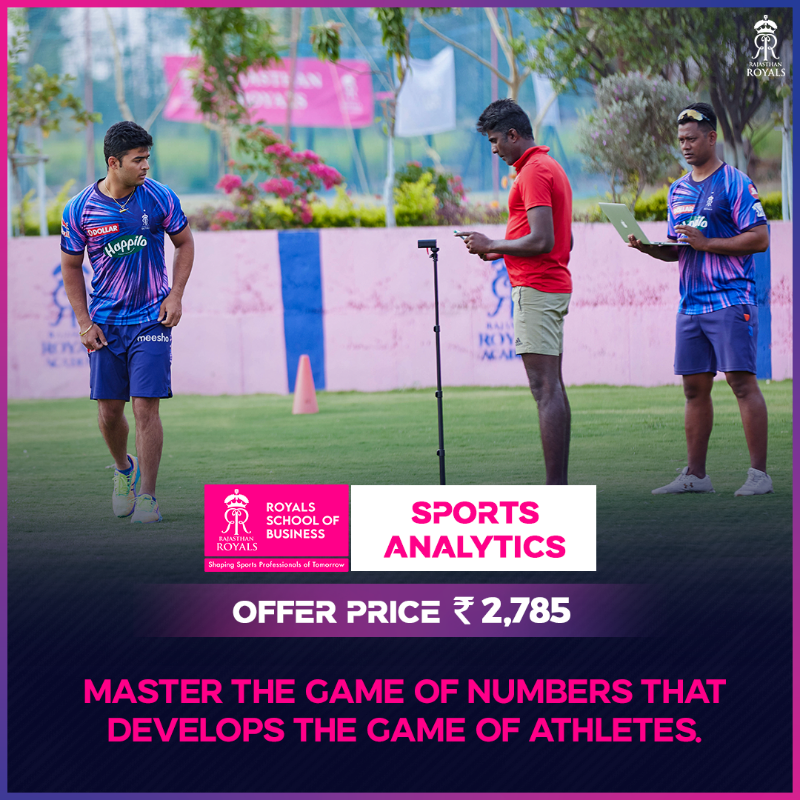 rajasthanroyals's tweet photo. JUST ADDED! 2 new courses to the Royals School of Business. 

Sports Analytics 📊
Sports Psychology 🧠

Learn from experts like Ravi Ashwin, Kumar Sangakkara and more. 👇