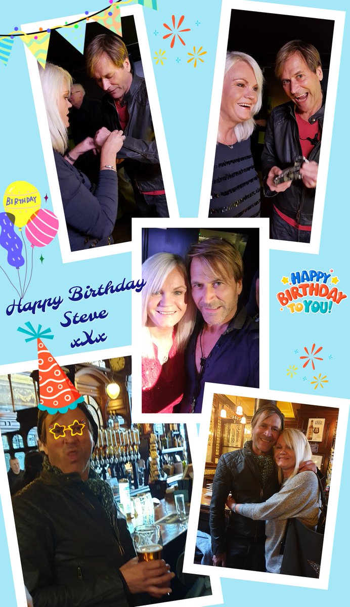 A 'Very Happy Birthday' @SteveNormanReal, have the best day and look forward to shenanigans later 😘 xx