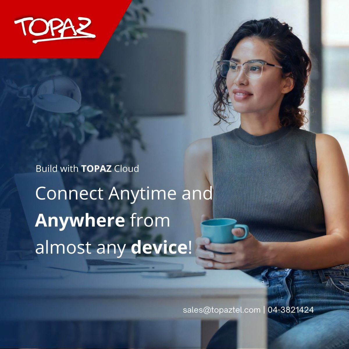 Cloud-based voice services help in offering the solution that improves the workforce flexibility while working remotely from home or anywhere. Topaz is offering solutions that help all the segments of the business save costs and increase productivity as work from home continues.