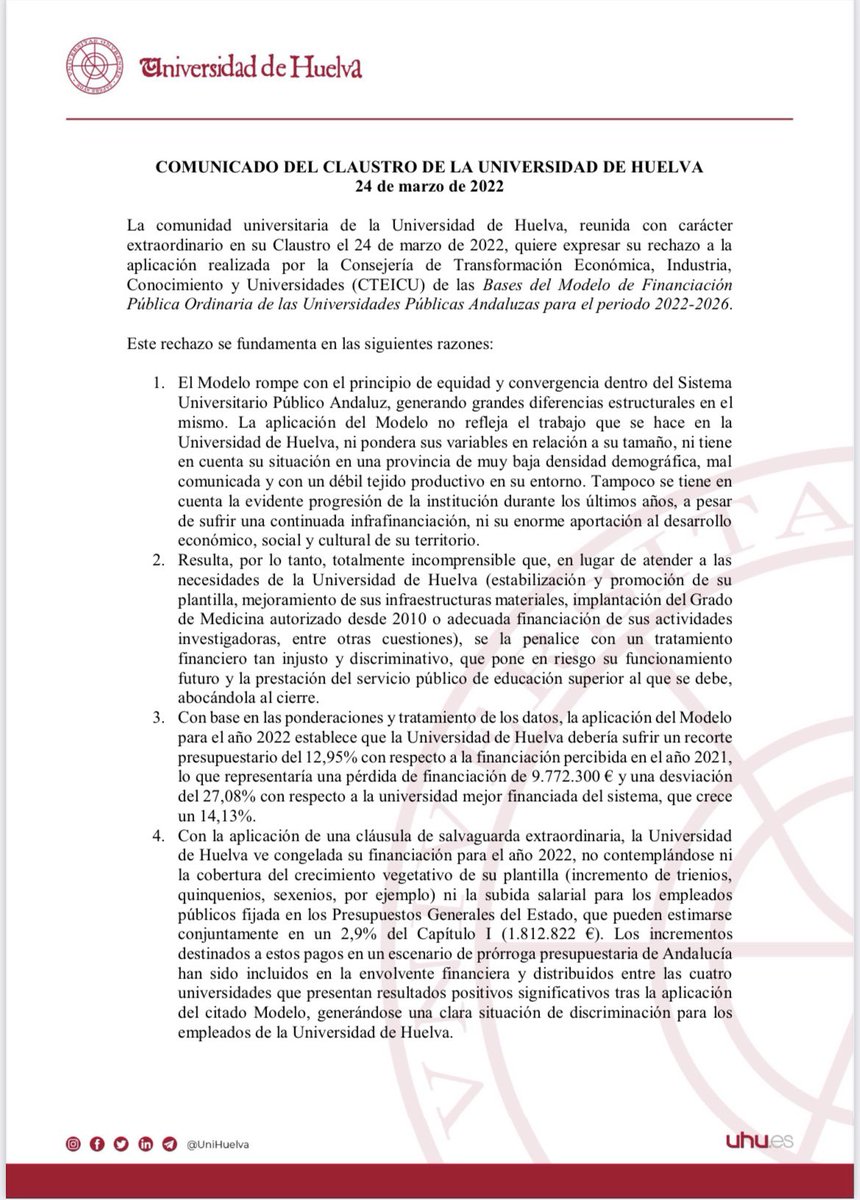 Josefislop's tweet photo. Moreno Bonilla quiere dinamitar las universidades públicas en un ataque vergonzoso y sin precedentes. Favorece a las privadas y ahoga a las públicas. Como en sanidad, una educación superior para ricos y otra casi imposible para pobres. Derecha pura y dura.
#UniversidadPúblicaSí https://t.co/CNTrfbn8Q7