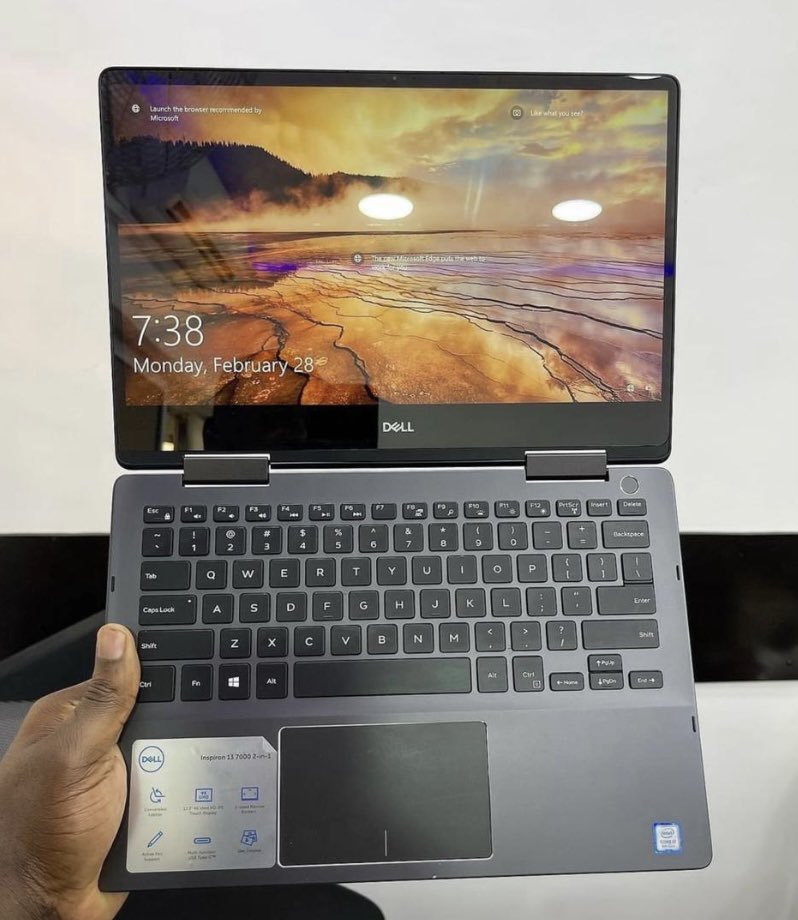 TEE_CONNECT's tweet image. Dell Inspiron 7386 platinum, silver hybrid (2- in -1) 33.8cm(13.3”) 1920 x 1080 pixel touchscreen 1.8 GH 8th Gen intel core i7 i7-8565U

#AbujaTwitterCommunity #dell #abujamarket