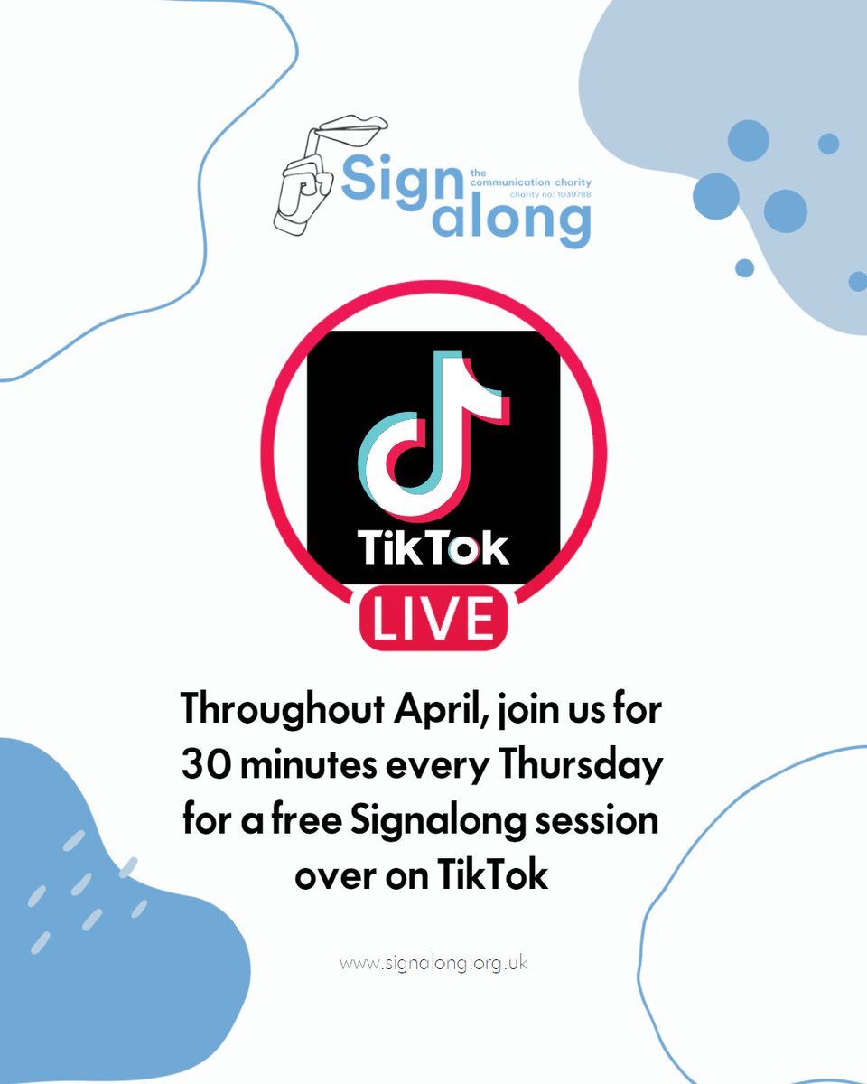 Signalong's tweet photo. Starting from 4th April, join us for a different set of signs each day Mon-Thurs and on Friday we will upload all of the videos so that you can catch up on the ones that you have missed!โ
https://t.co/iLOdkqa9pv
#signalong #signalongwithus #freesigning #learntosign #bsl https://t.co/t0rYTnY2zC