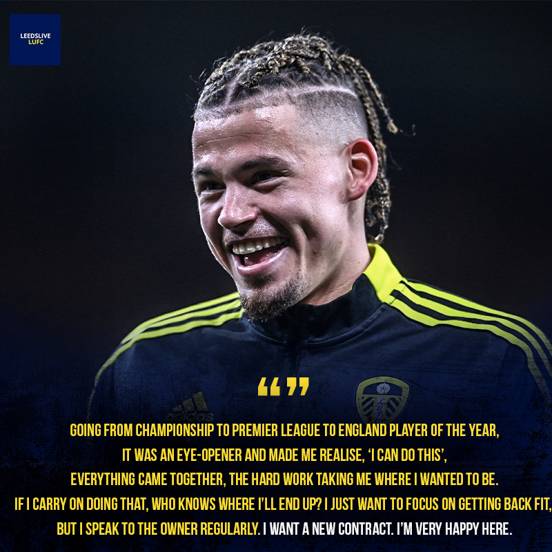 liveleedsunited's tweet photo. 👀 What Kalvin Phillips has said on his Leeds United future amid Aston Villa rumours.

#LUFC https://t.co/iJQNfR3t0z