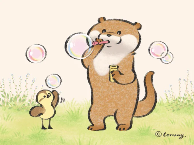 習性があるの🐤
#カワウソ 