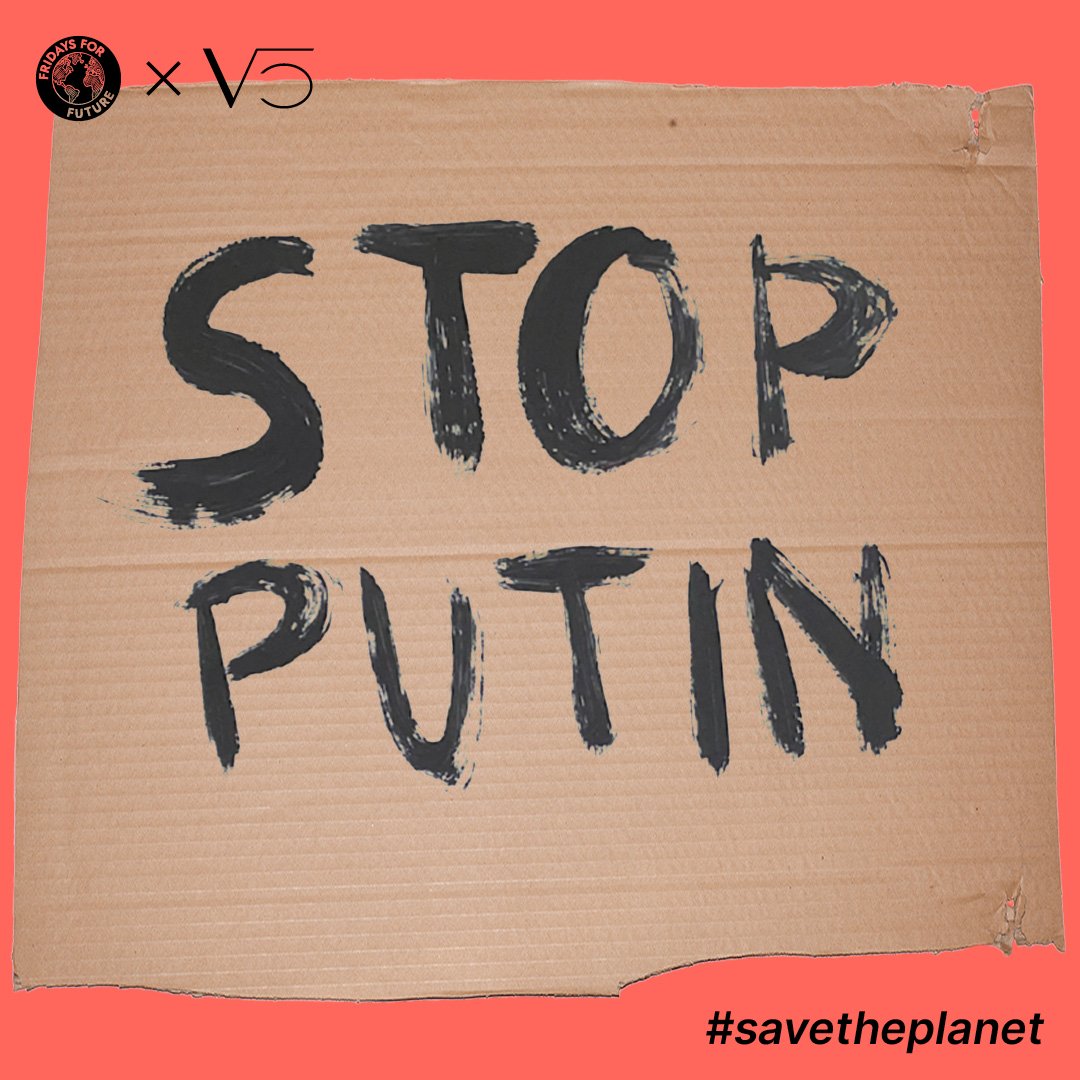 #PeaceForUkraine #FridaysForFuture