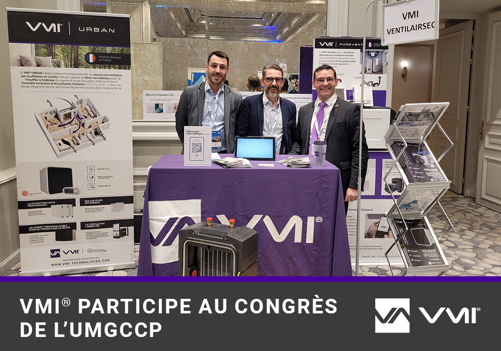 Congrès de l'UMGCCP Jour 2 !
Rendez-vous à 11h, salle Foxtrot pour l'intervention de notre Responsable Commercial France, Gilles Dubosque : "De la préconisation à l’entretien de la ventilation : le rôle-clé des installateurs pour la qualité d’air intérieur"
#qai #UMGCCP #VMI