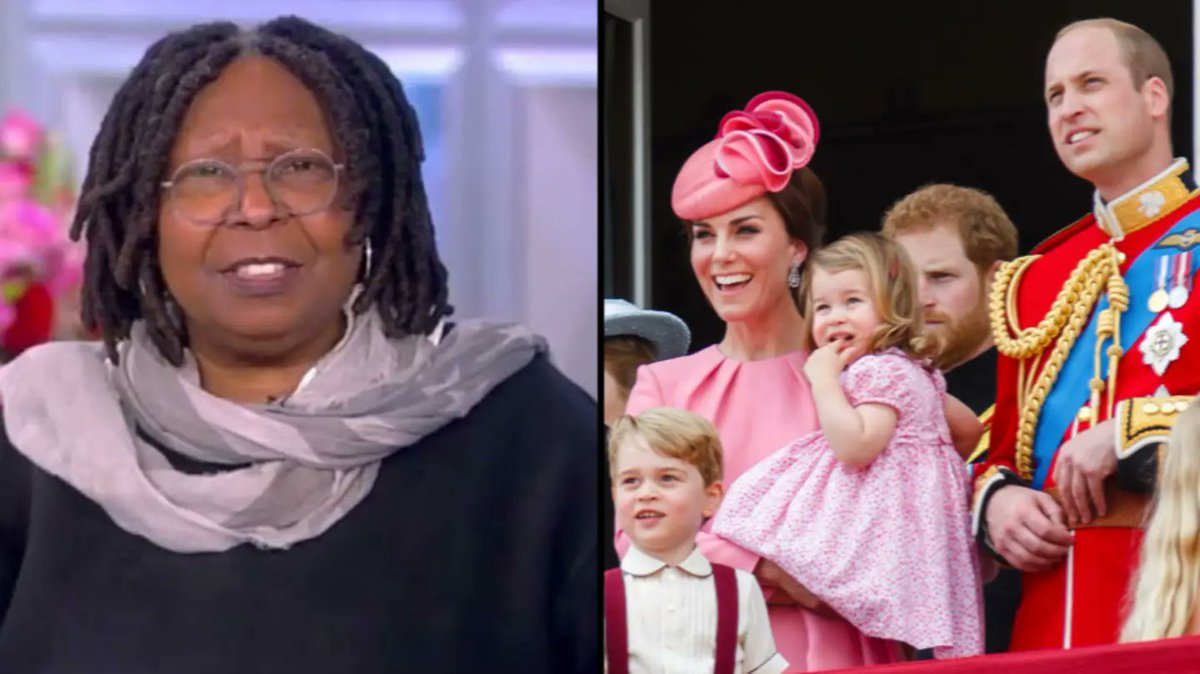 ladbible's tweet photo. 🔔 | Whoopi Goldberg wants Britain and the British Royal Family to apologise for their historical ties to the empire and the slave trade.

More below: https://t.co/0FjOdUoj0w