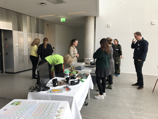 SciCommUCPH's tweet photo. Today we are hosting a workshop where we look at ways to include elements of sustainability in informal science education. @Henners181 and @MarianneAchiam  are presenting their research. Thanks to @novonordiskfond for support for this workshop and our research! https://t.co/bfW5lrGKnN